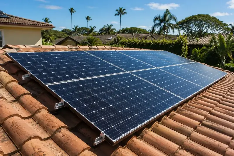 Installation de panneaux solaires à Touvois